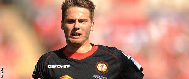 Nick Powell helped to fire Crewe to Wembley League Two play-off final glory in 2012