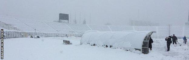 Timisoara snow