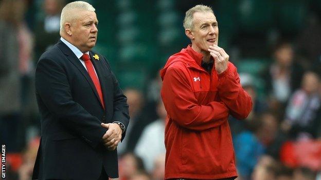 Warren Gatland and Rob Howley