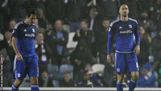 Cardiff's Peter Whittingham and Matthew Connolly