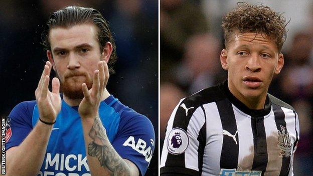 Jack Marriott (left) and Dwight Gayle