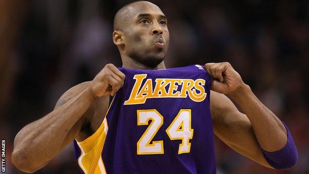 Kobe Bryant NBA legend s career in numbers BBC Sport