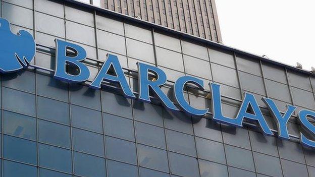 Barclays sign