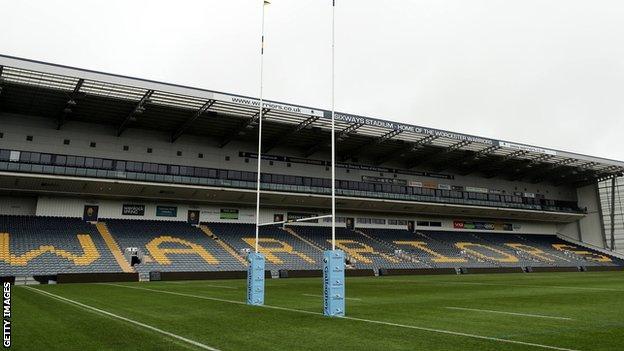 General view of Sixways Stadium