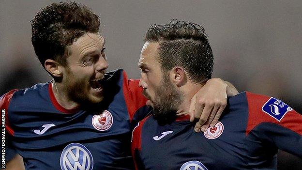 Sligo Rovers celebrate