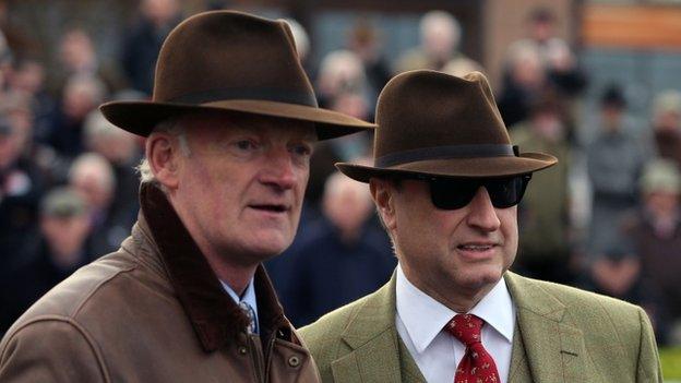 Trainer Willie Mullins and owner Rich Ricci