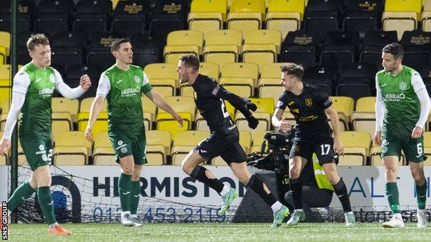 Jack McMillan scored the only goal for Livingston but Hibs were fortunate not to lose by a bigger margin