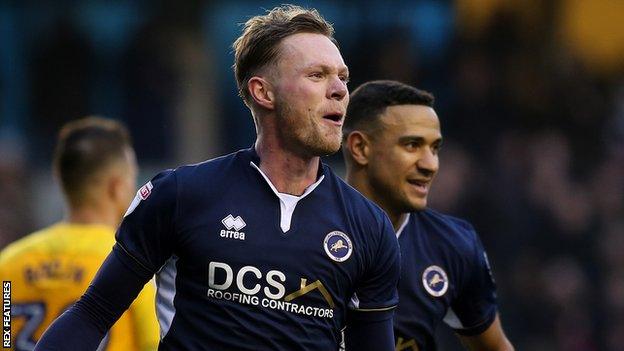 Aiden O'Brien in action for Millwall