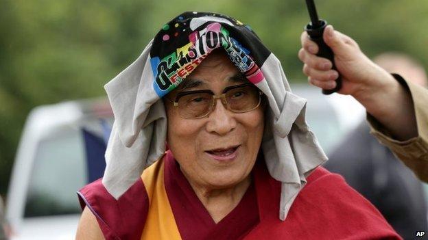 The Dalai Lama at Glastonbury