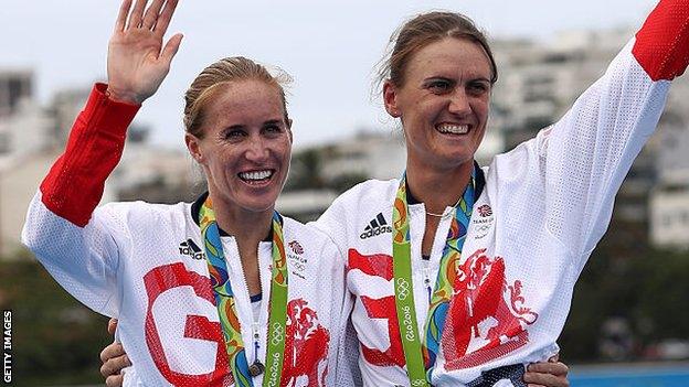 Helen Glover and Heather Stanning