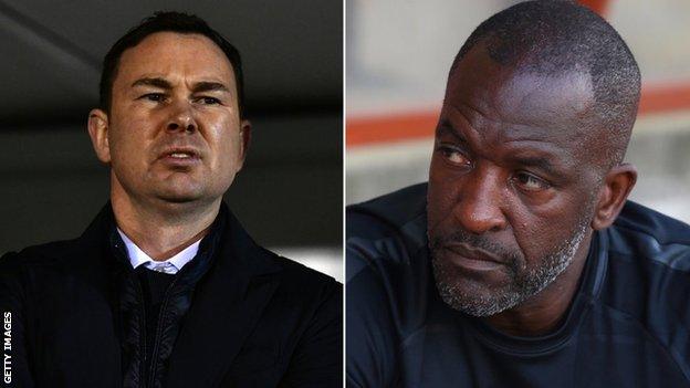 Derek Adams and Chris Powell