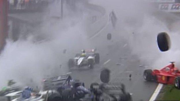 Spa crash