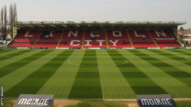 Lincoln City's Sincil Bank ground