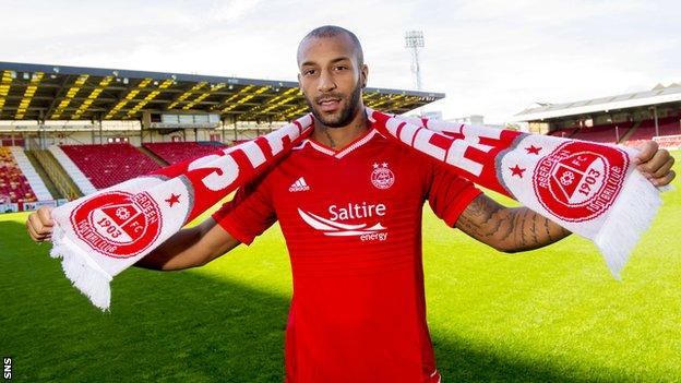 Aberdeen loan signing Josh Parker