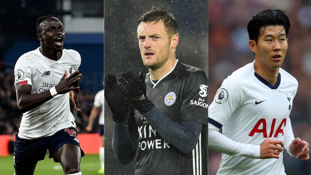 Sadio Mane, Jamie Vardy, Heung-min Son