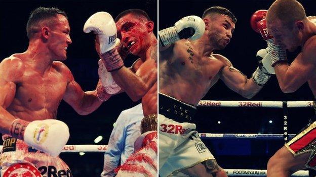 Warrington beat Lee Selby in his home city of Leeds in May and Frampton won on home soil at Windsor Park in August