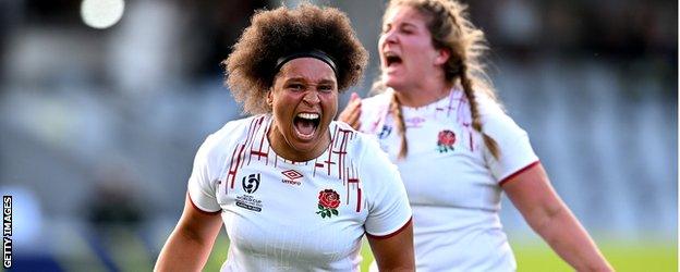 Shaunagh Brown celebrates