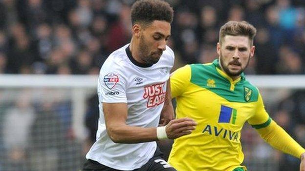 Derby County defender Ryan Shotton