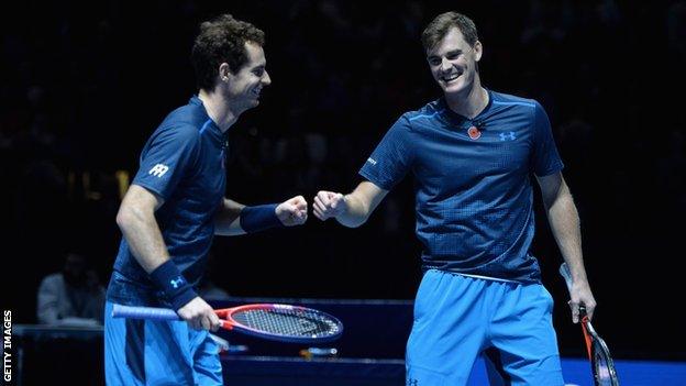 Andy and Jamie Murray