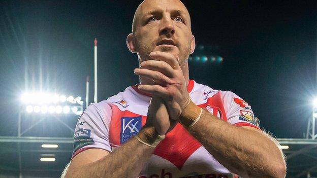 James Roby became only the fifth St Helens player to total 500 appearances for the club