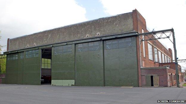 Air hangar at Church Fenton