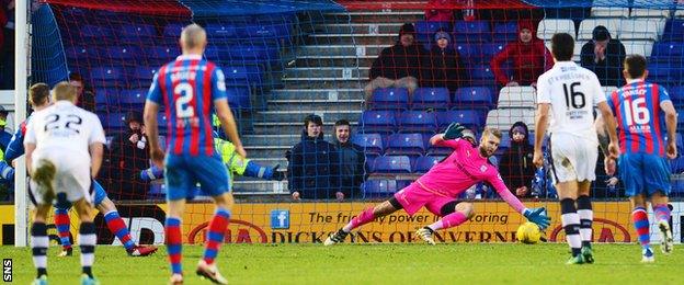 Scott Bain saves Billy McKay's penalty