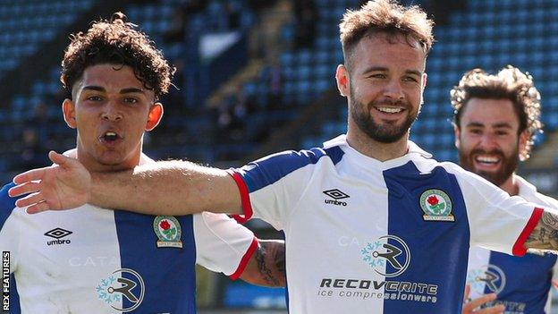 Blackburn Rovers celebrate