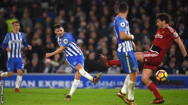 Pascal Gross scores for Brighton