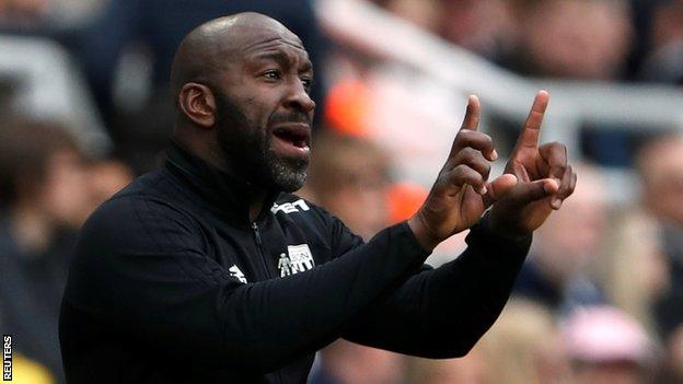 West Brom boss Darren Moore