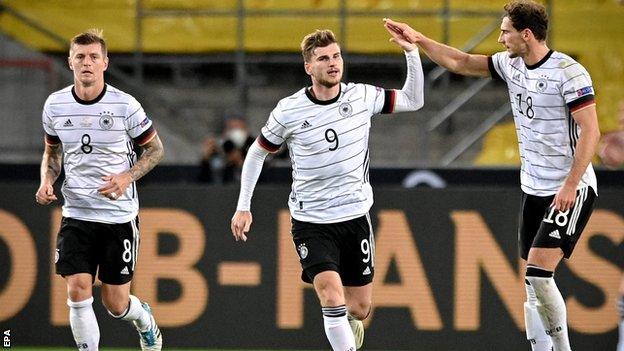 Timo Werner celebrates