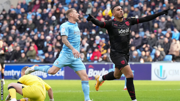 Karlan Grant's ninth away goal of the season set West Bromwich Albion on the way to their 10th victory