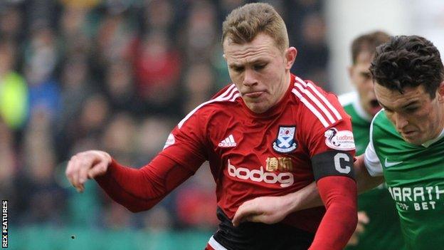 Nicky Devlin captained Ayr United in the Scottish Championship last season