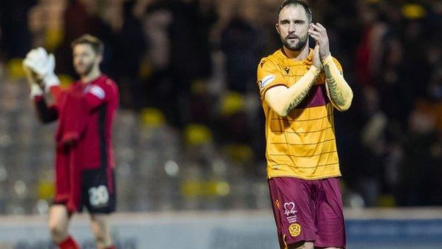 Motherwell captain Peter Hartley is one of 10 players leaving the club