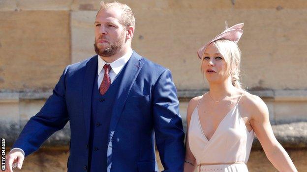 James Haskell and Chloe Madeley