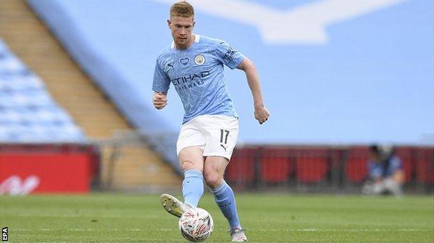 Manchester City midfielder Kevin de Bruyne