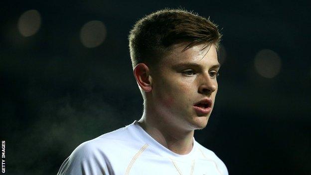 England's Harvey Barnes who scored two goals against Scotland in the Toulon Tournament