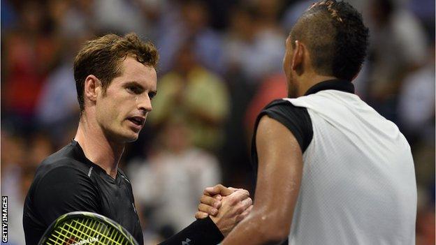 Andy Murray and Nick Kyrgios