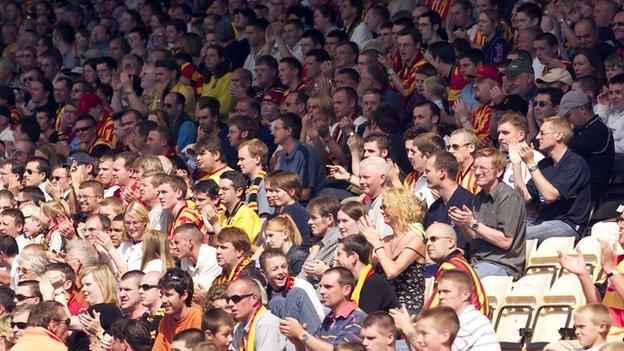 Partick Thistle fans