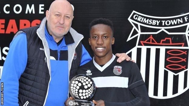 Russell Slade and Siriki Dembele