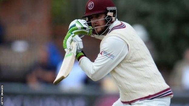 Somerset's former Worcestershire wicketkeeper Steven Davies has gone past 50 four times in first-class cricket at Edgbaston, twice before having gone to three figures