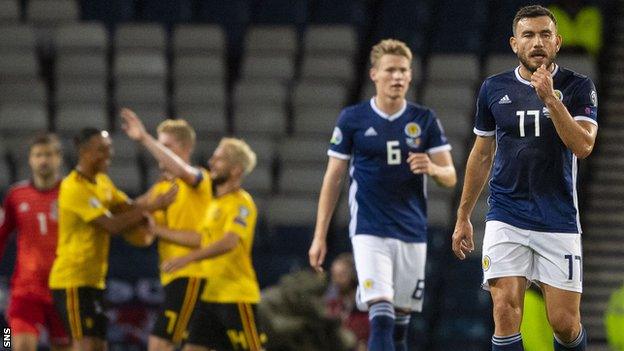 Scotland have conceded 10 goals in Steve Clarke's four games in charge