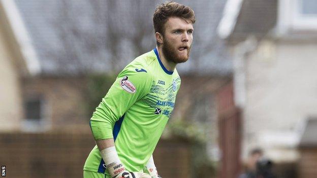 St Johnstone goalkeeper Zander Clark