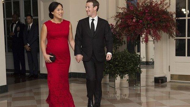 Mark Zuckerberg and wife Priscilla Chan