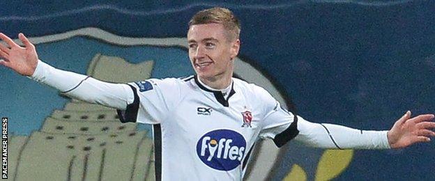 Daniel Kelly netted Dundalk's leveller after 51 minutes