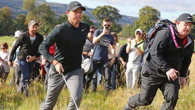 Rory McIlroy is currently sixth in the world rankings