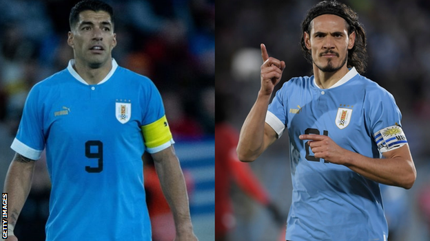 Luis Suarez and Edinson Cavani