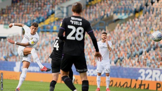 Ben White scores for Leeds