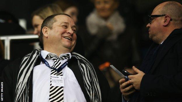 Newcastle owner Mike Ashley