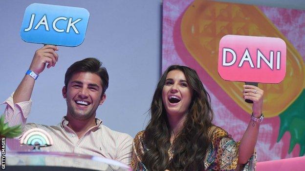 Love Island's Jack Fincham and Dani Dyer