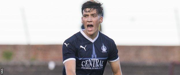 Falkirk midfielder Ruben Sammut